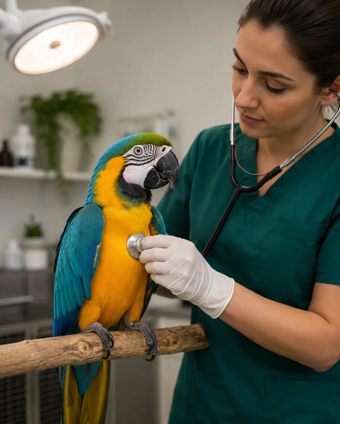Parrot wellness and veterinary care